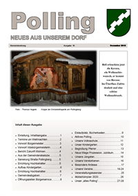 Gemeindezeitung Winter 2019