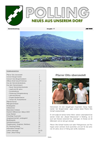 Gemeindezeitung Sommer 2020